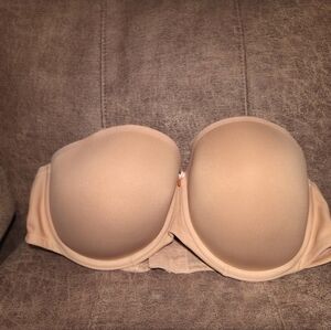 Elomi Smooth Underwired Moulded Strapless Bra in Sahara 42DDD
